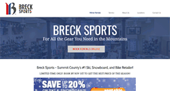Desktop Screenshot of breckenridgesports.com